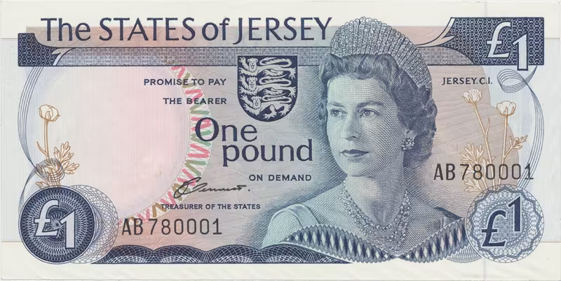 Jersey, 1 Pound (1976~1988), P.11a