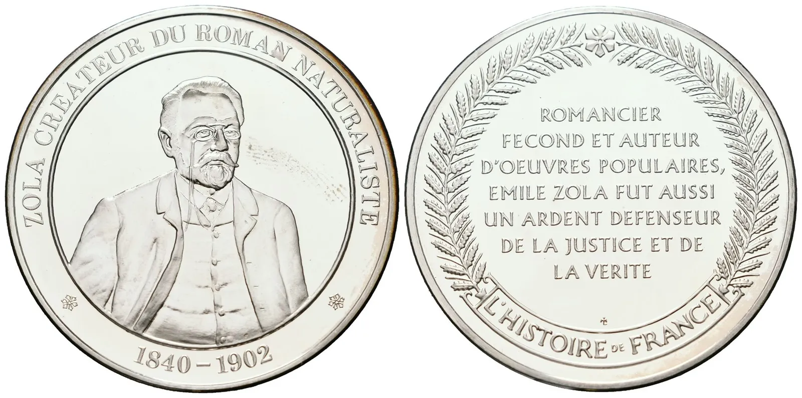 Francie - AR Medaile b.l. - Zola