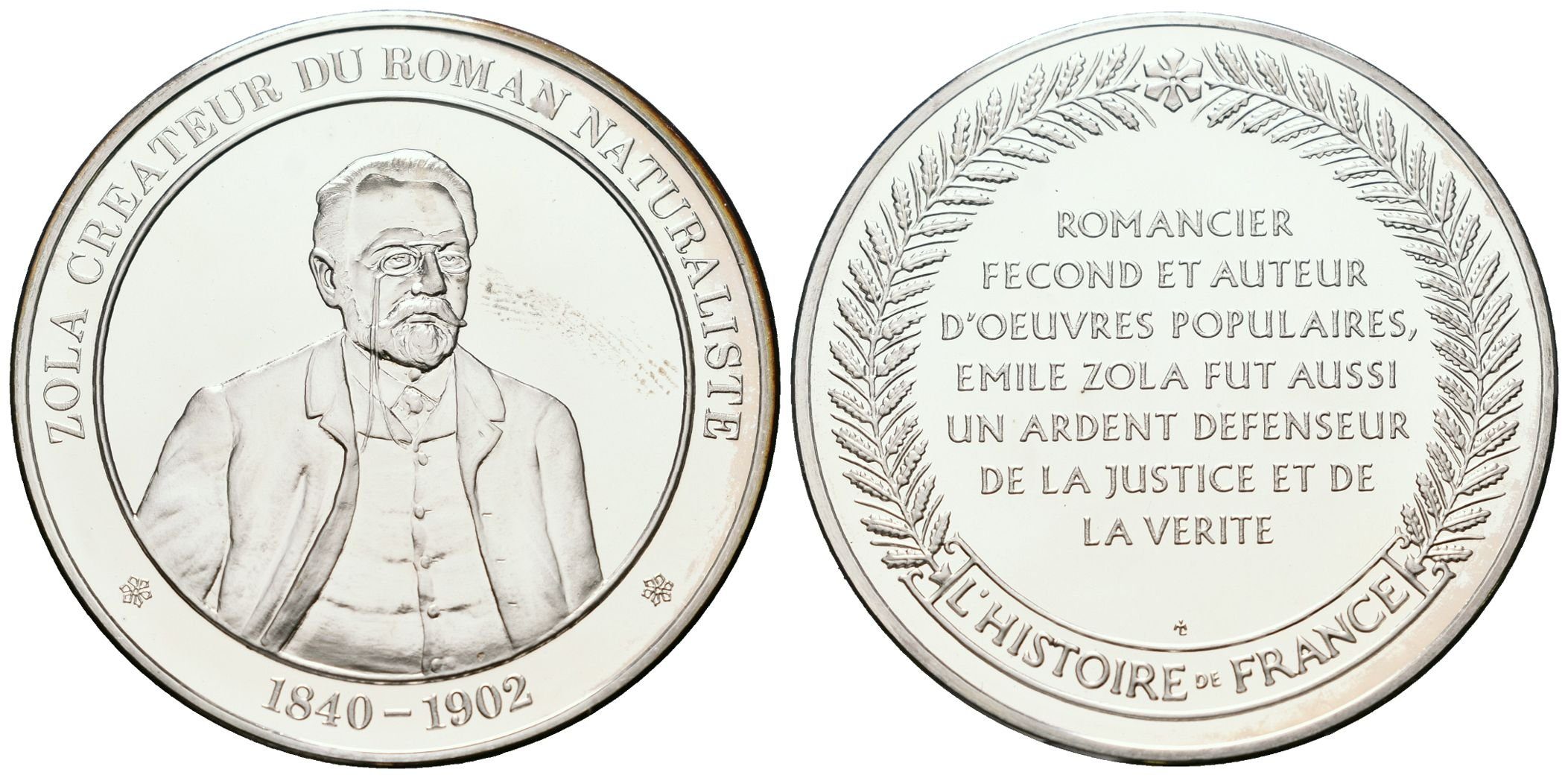 Francie - AR Medaile b.l. - Zola