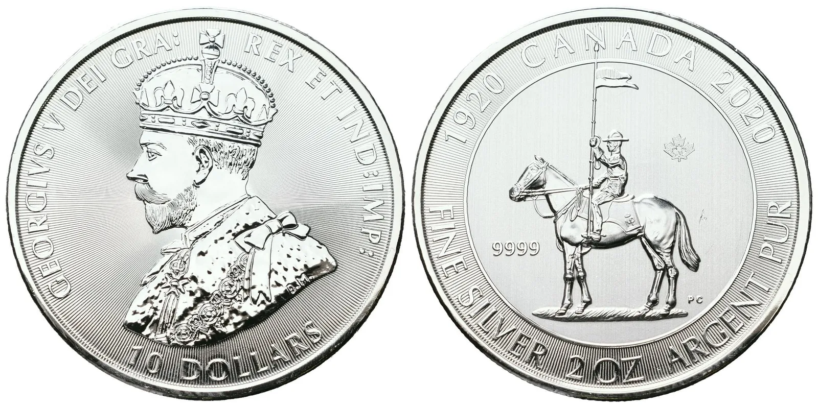 Kanada, 10 Dollar 2020 - Jízdní policie