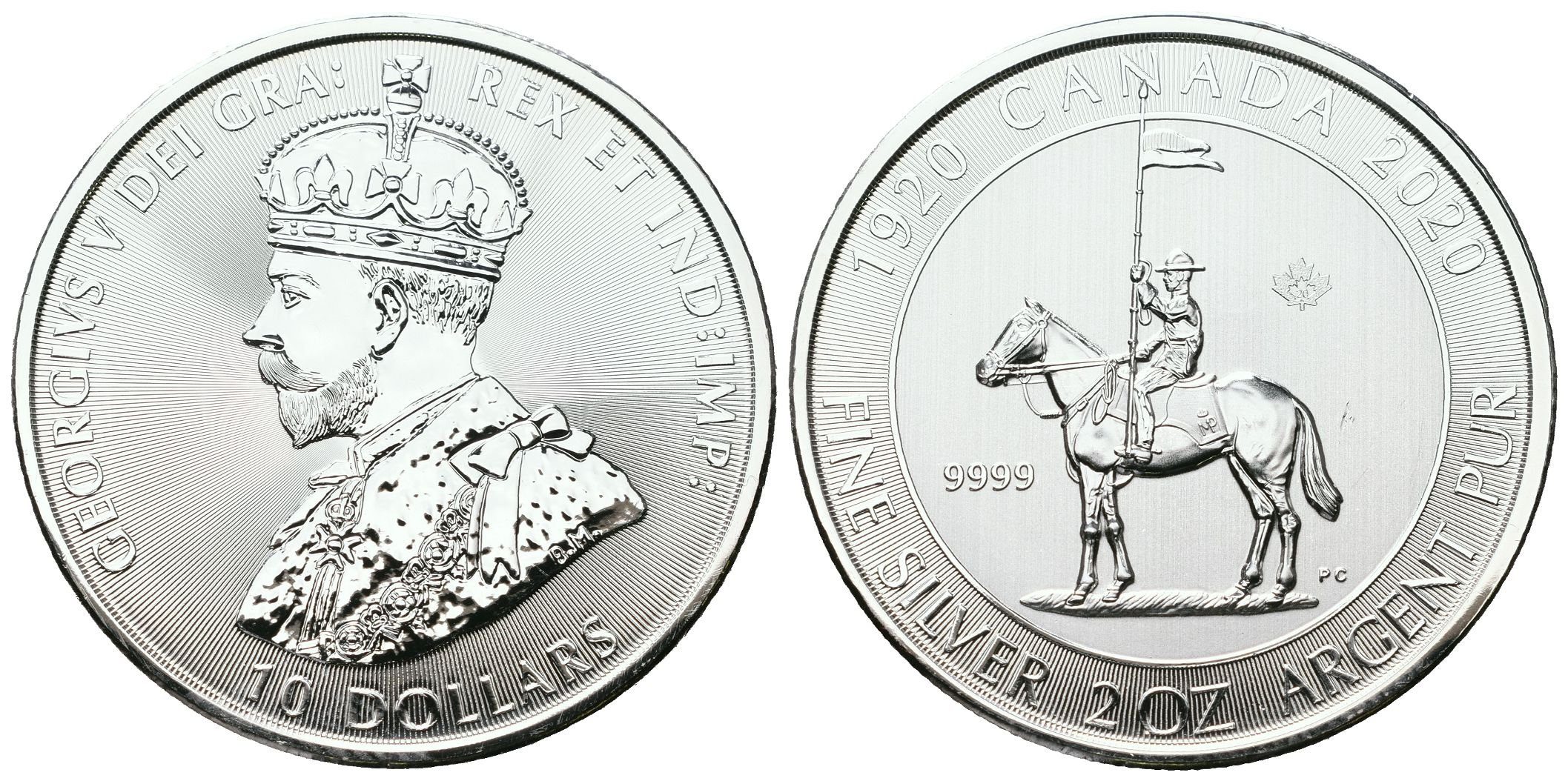 Kanada, 10 Dollar 2020 - Jízdní policie