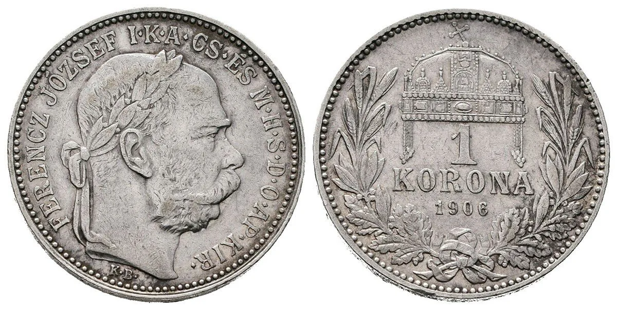 Korunová měna, 1892 - 1918 — 1