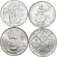 Soubor mincí 100 Kčs 1986 - Karel Hynek Mácha, 1987 - — 1