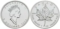 Kanada, 5 Dollars 2002 - Maple Leaf