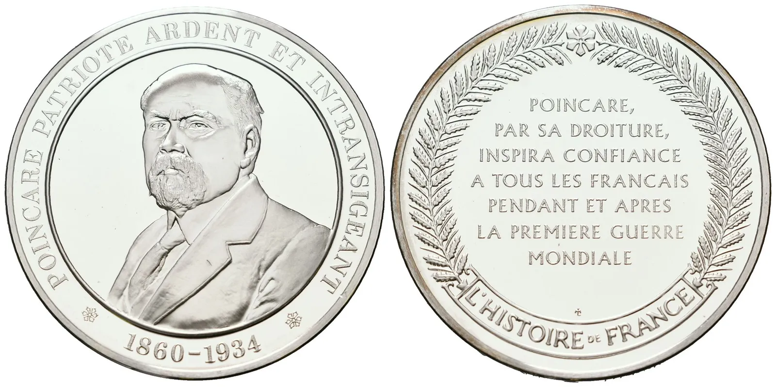 Francie - AR Medaile b.l. - Poincaré
