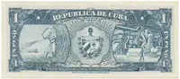 Kuba, 1 Peso 1959, P.90 - fotografie 2