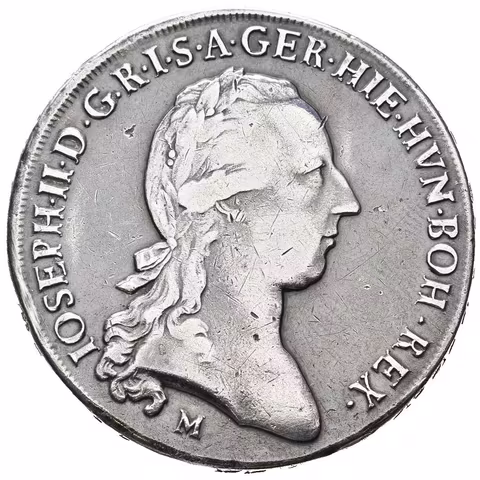 Tolar křížový 1789 M, Milano, Dav.1388, KM.49, čištěn, patinován, škr.