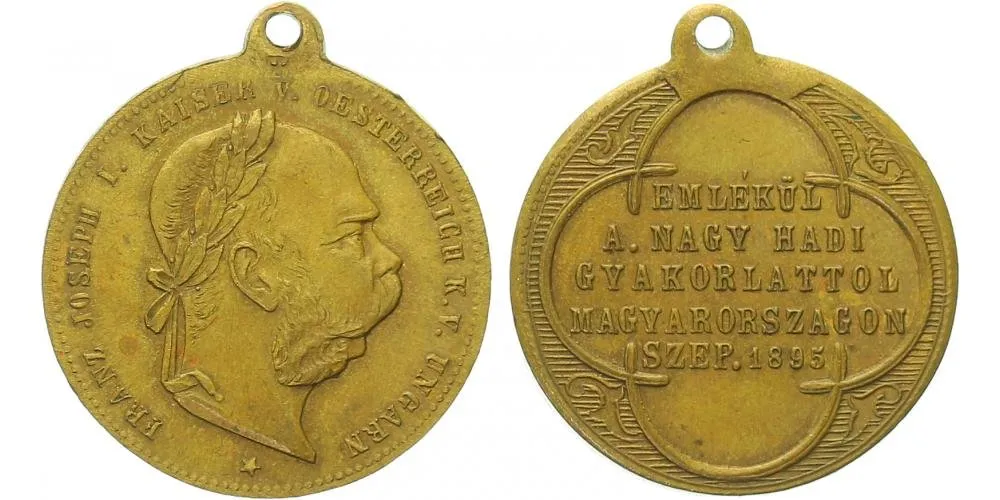 František Josef I., medaile vojenských manévrů — 1