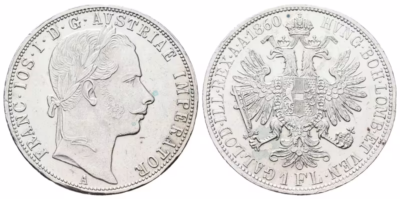Zlatník 1860 A, varianta s tečkou za REX