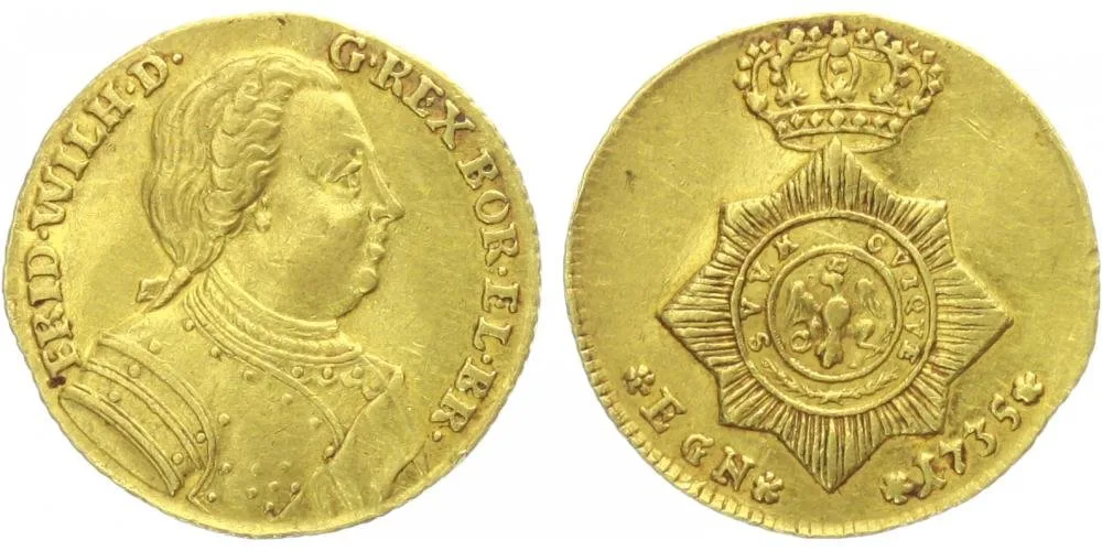Prusko, Friedrich Wilhelm I., 1713 - 1740 — 1