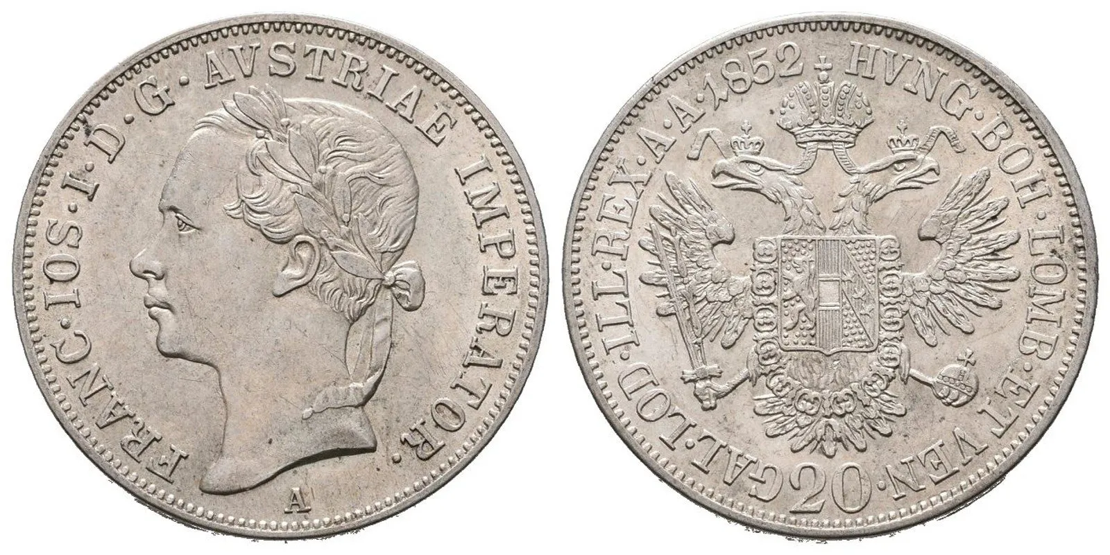 Konvenční měna, 1848 - 1857 — 1