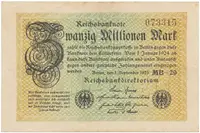 Německo, 20 Millionen Mark 1923, Ro.107e