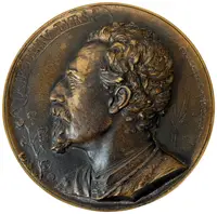 AE Plaketa 1895 - Miroslav Tyrš. K národopisné výstavě Českoslovanské — 1