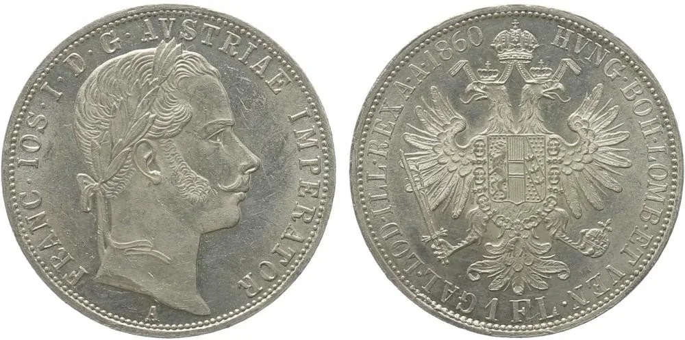 Rakouská a spolková měna, 1857 - 1892 — 1