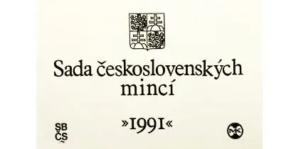 Ročníková sada mincí 1991 - 10 Kč M. R. Štefánik