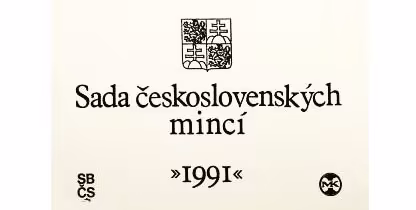 Ročníková sada mincí 1991 - 10 Kč M. R. Štefánik