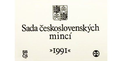 Ročníková sada mincí 1991 - 10 Kč M. R. Štefánik