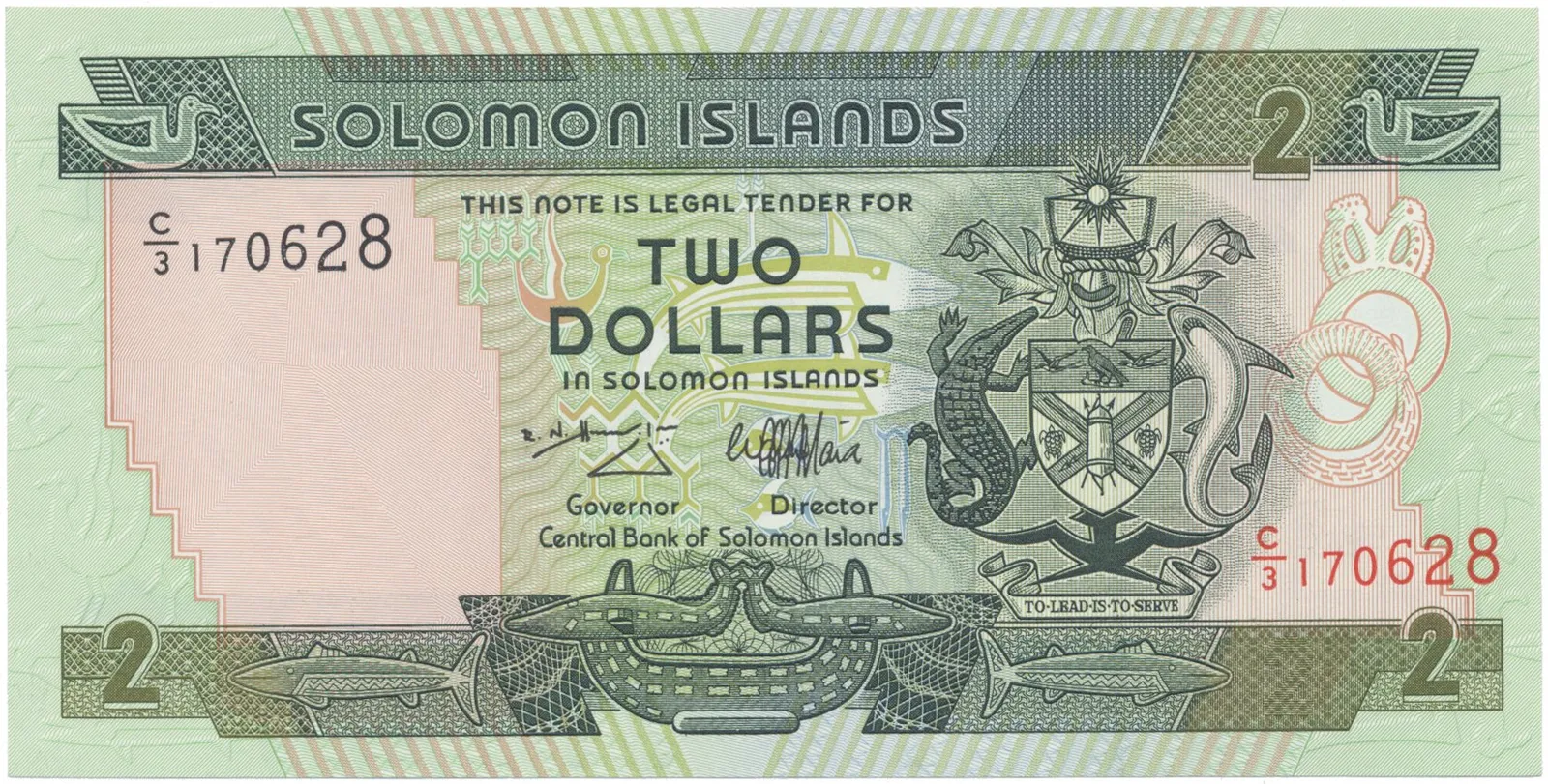 Šalamounovy ostrovy, 2 Dollars (1997), P.18