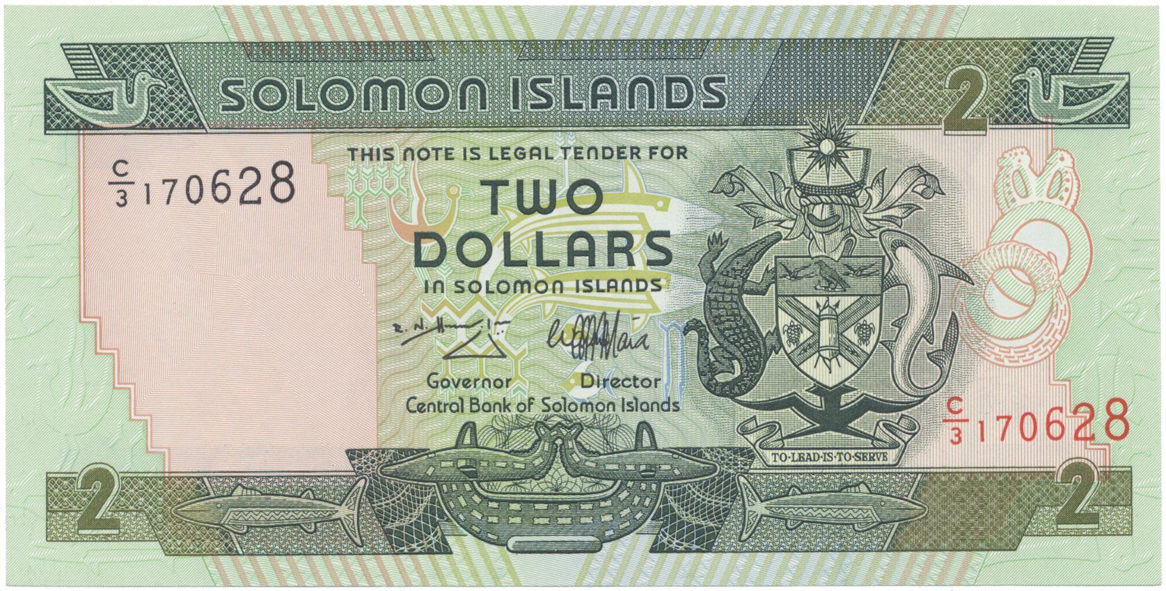 Šalamounovy ostrovy, 2 Dollars (1997), P.18