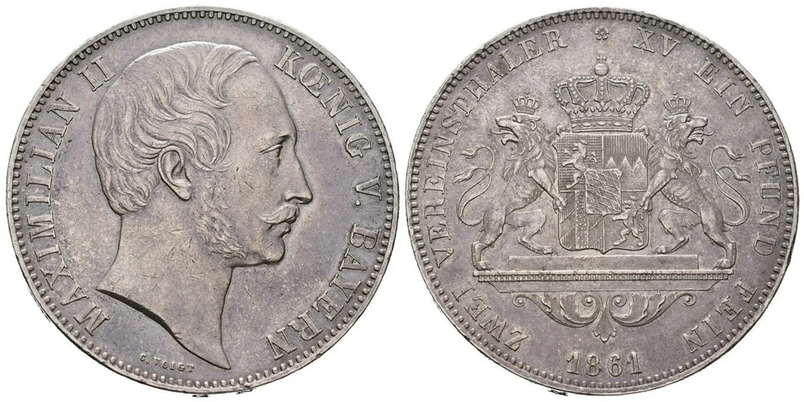 Bavorsko, Maximilian II., 1848 - 1864 — 1