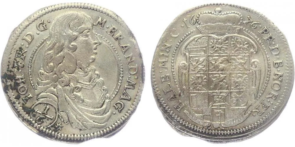 Brandenburg - Ansbach, Johann Friedrich, 1667 - 1686 — 1