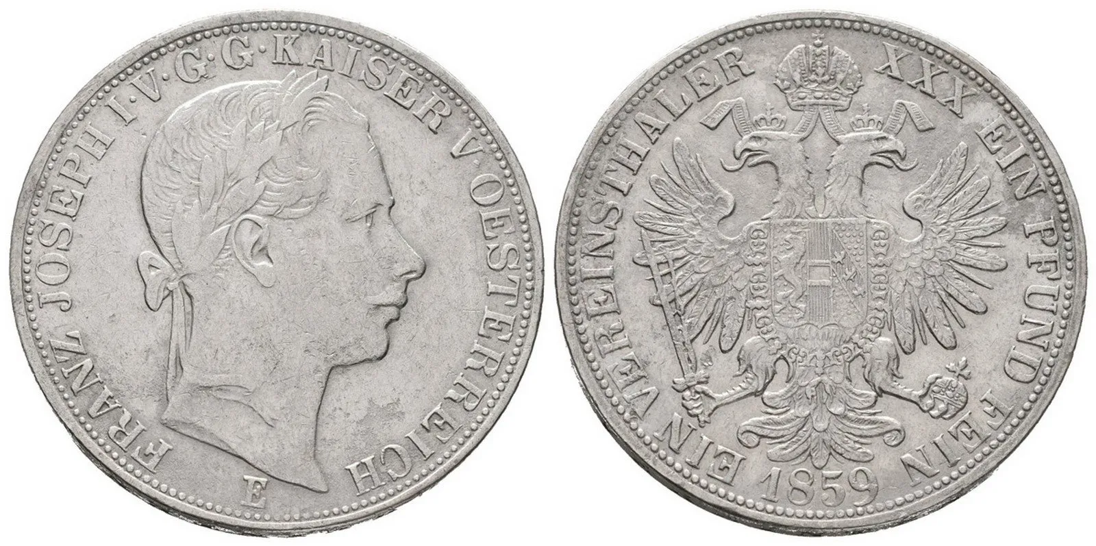 Rakouská a spolková měna, 1857 - 1892 — 1