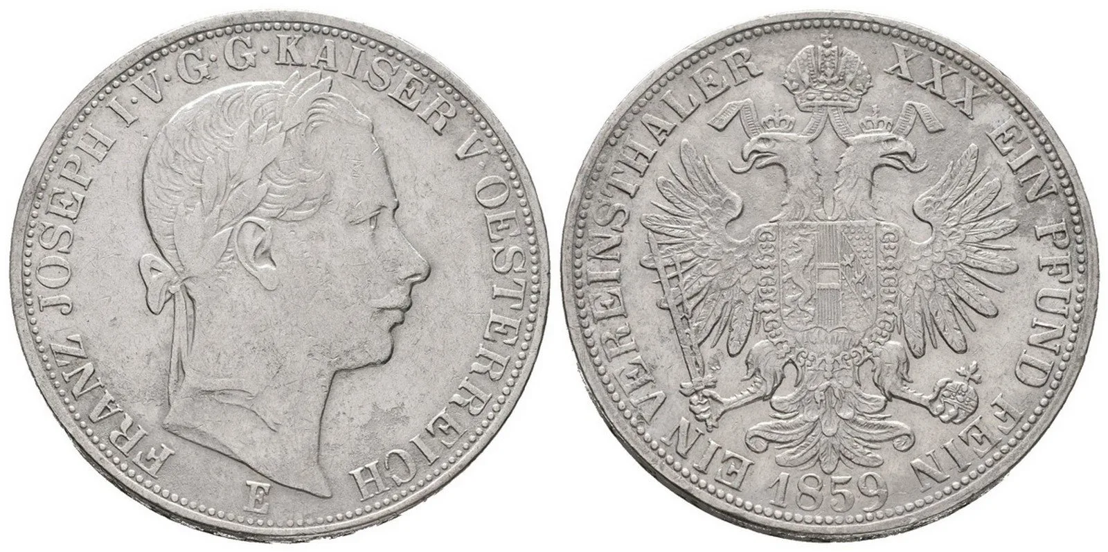 Rakouská a spolková měna, 1857 - 1892 — 1