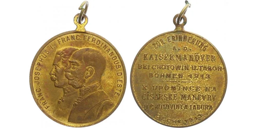 František Josef I., medaile vojenských manévrů — 1