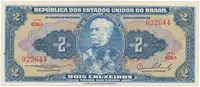 Brazílie, 2 Cruzeiros (1954~1958), P.151a
