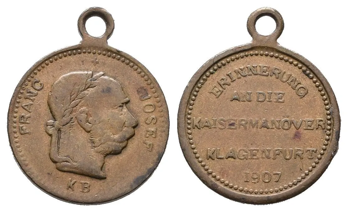 František Josef I., medaile vojenských manévrů — 1