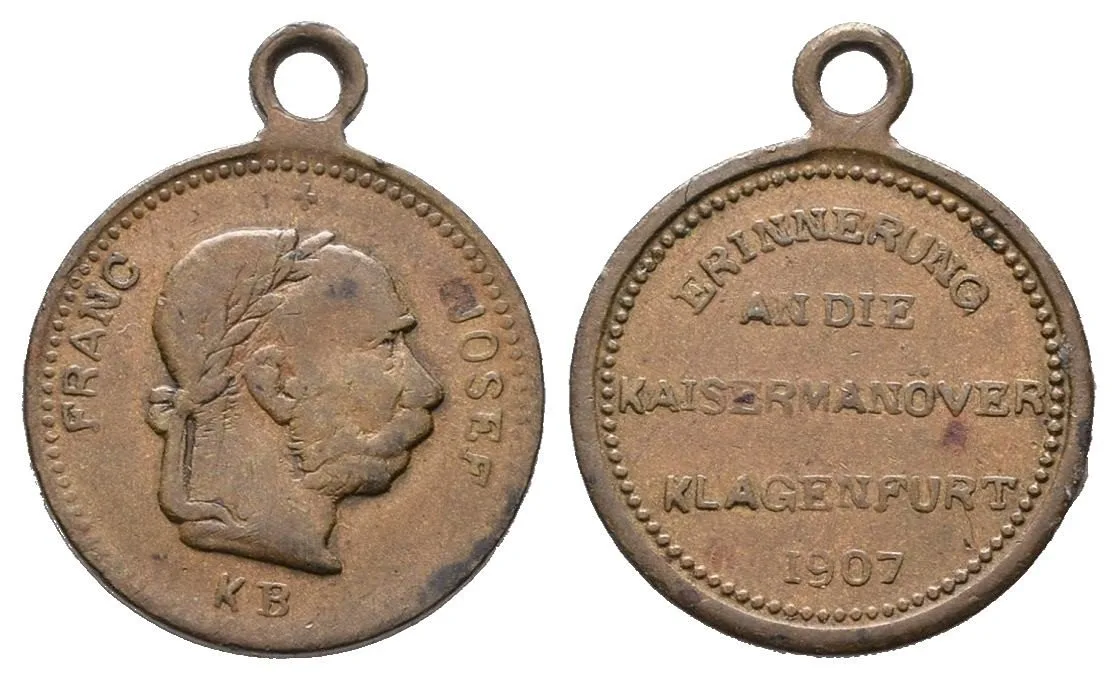František Josef I., medaile vojenských manévrů — 1