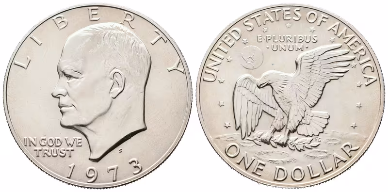 USA, 1 Dollar 1973 - Dwight D. Eisenhower