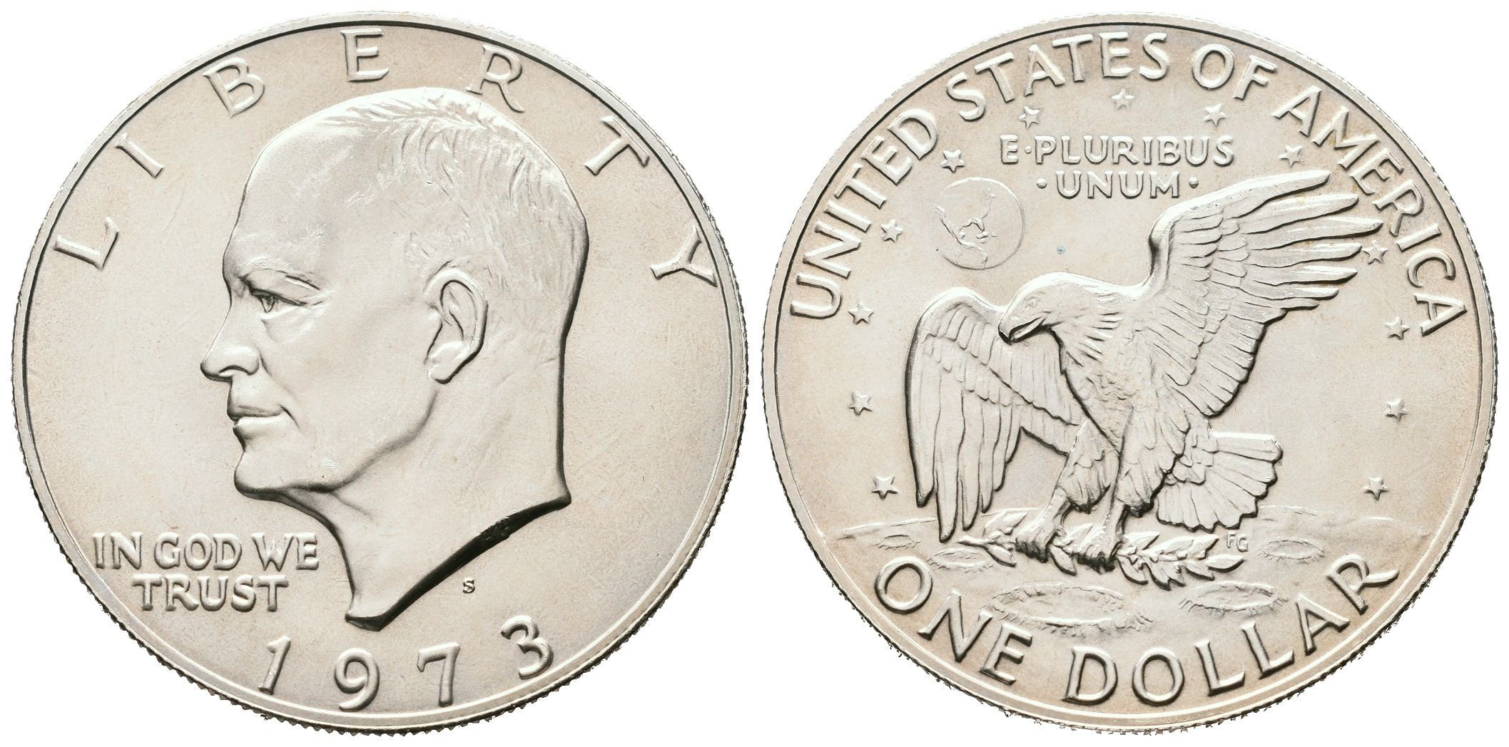 USA, 1 Dollar 1973 - Dwight D. Eisenhower