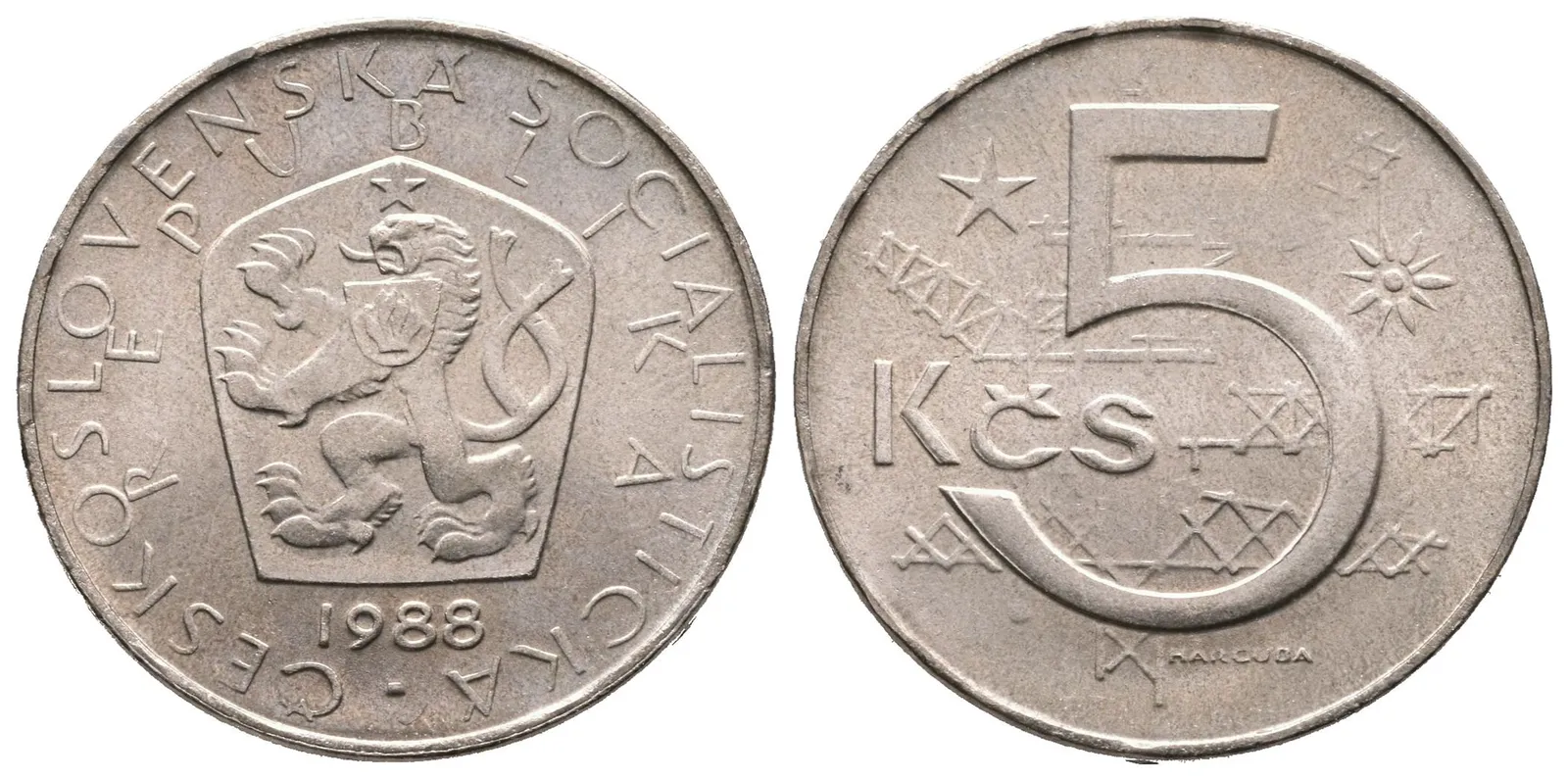 5 Koruna 1988