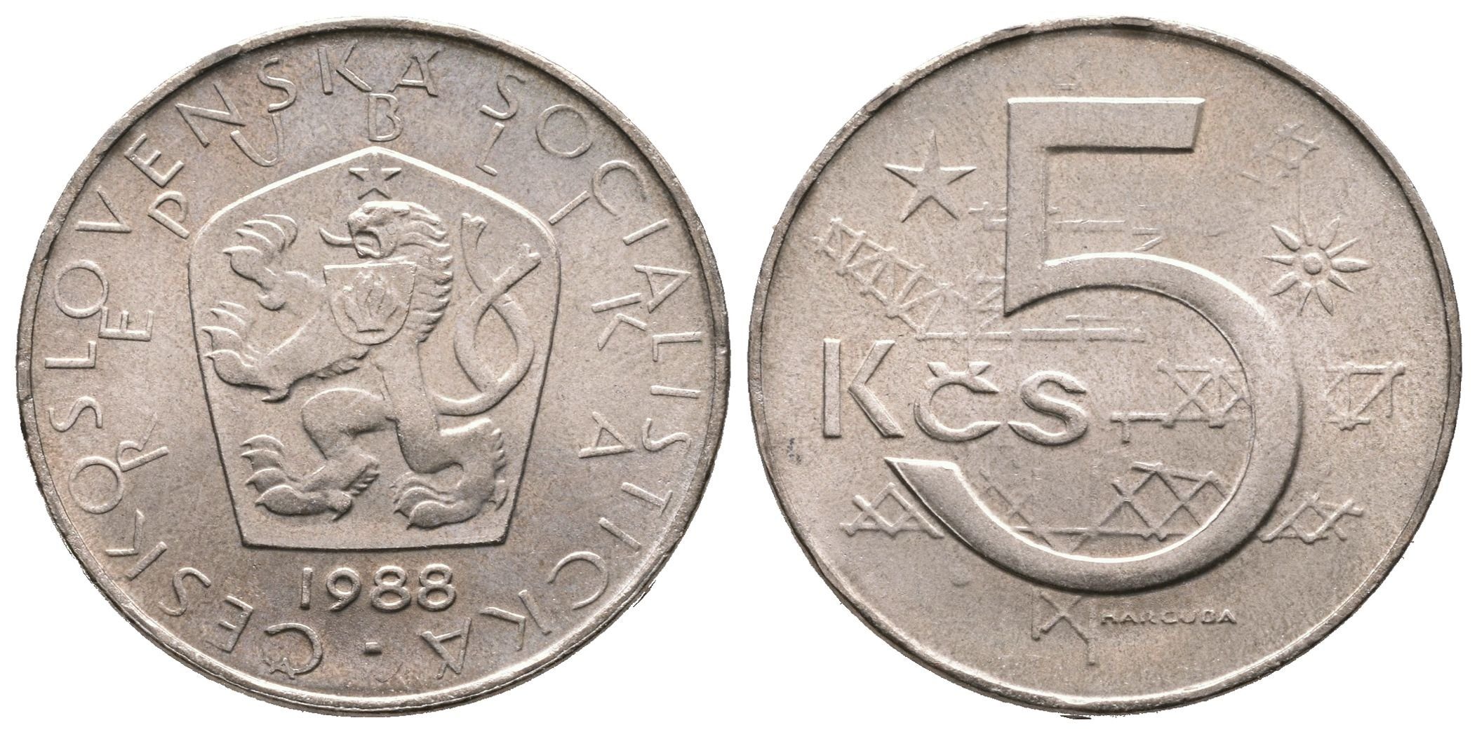 5 Koruna 1988