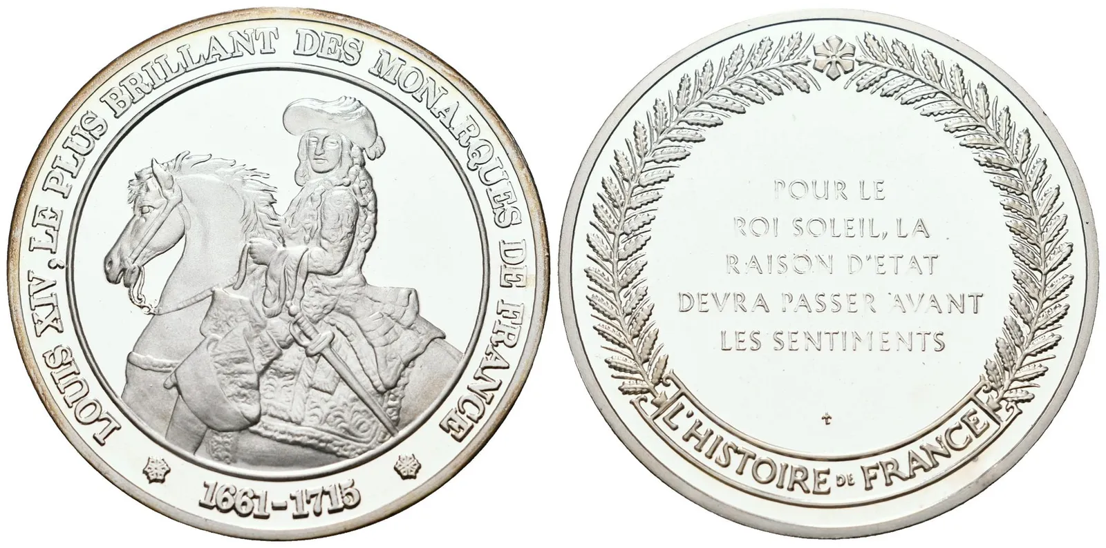 Francie - AR Medaile b.l. - Louis XIV