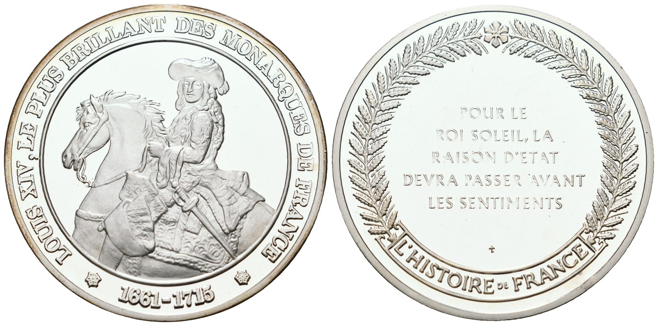 Francie - AR Medaile b.l. - Louis XIV