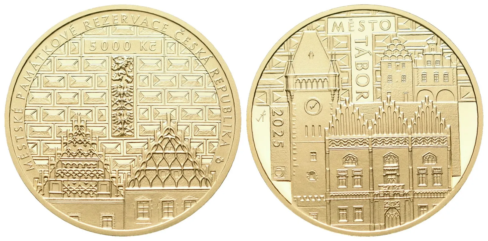 5000 Kč 2025 - Město Tábor, PROOF