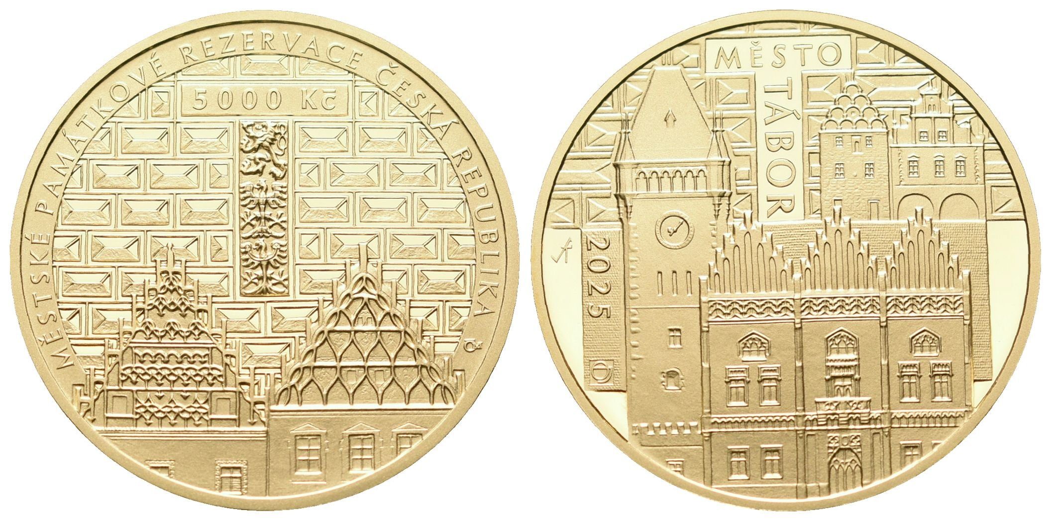 5000 Kč 2025 - Město Tábor, PROOF