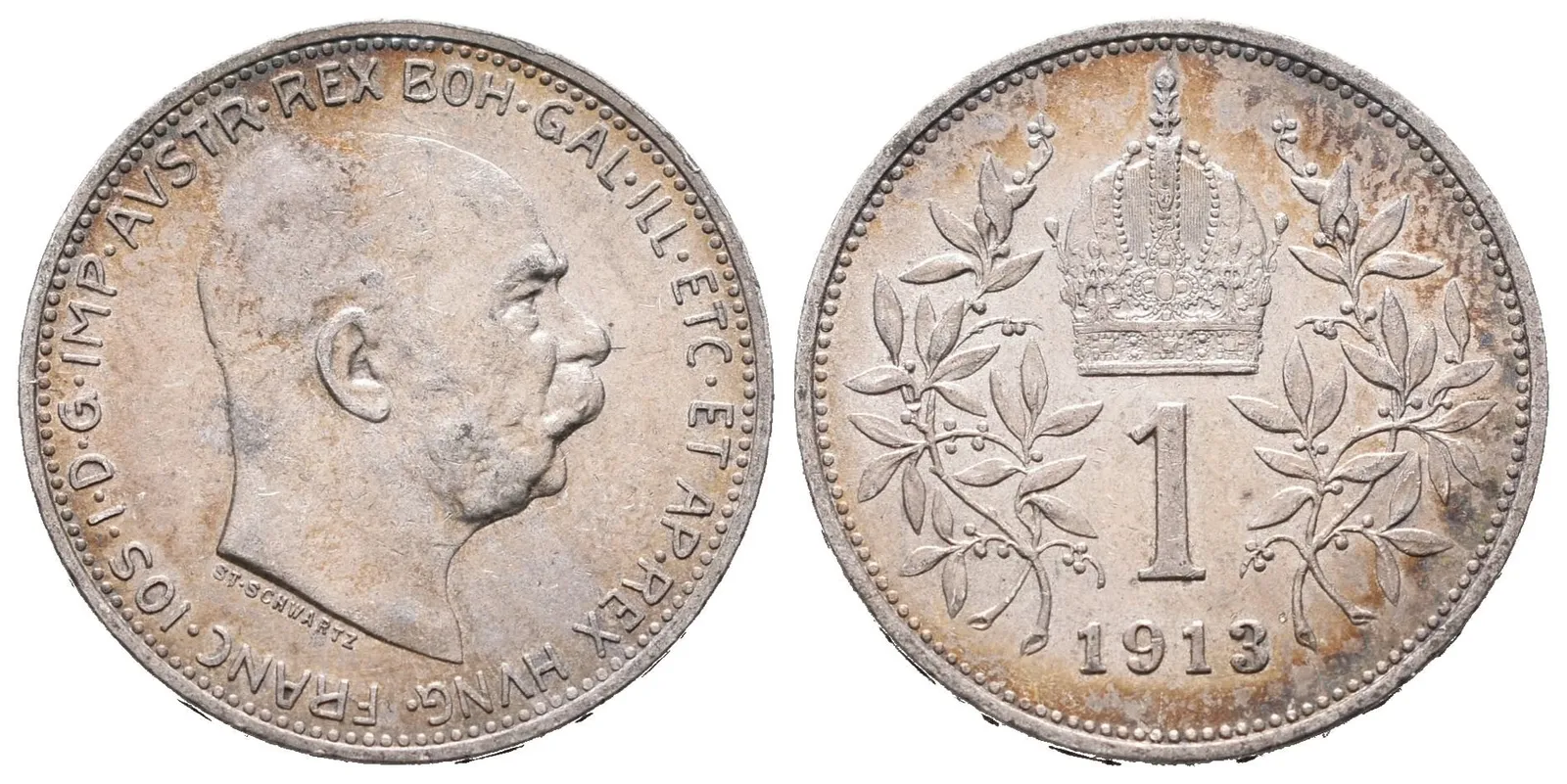1 Koruna 1913