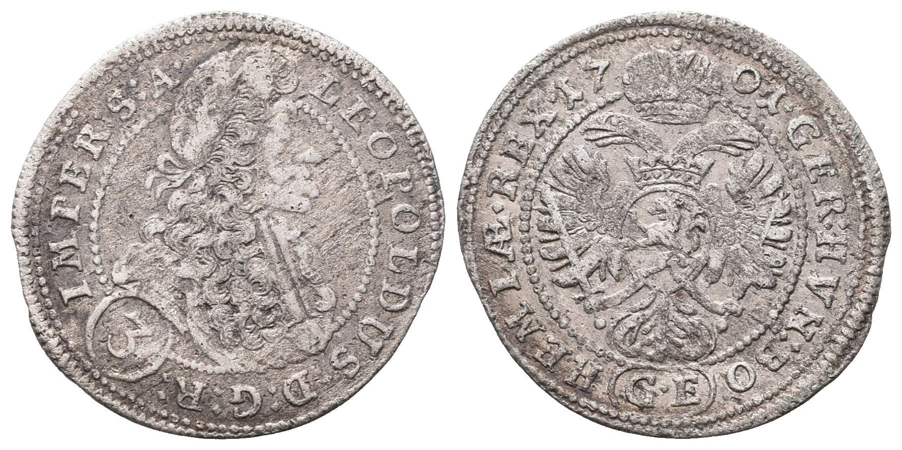 Leopold I., Krejcar 1701, Praha