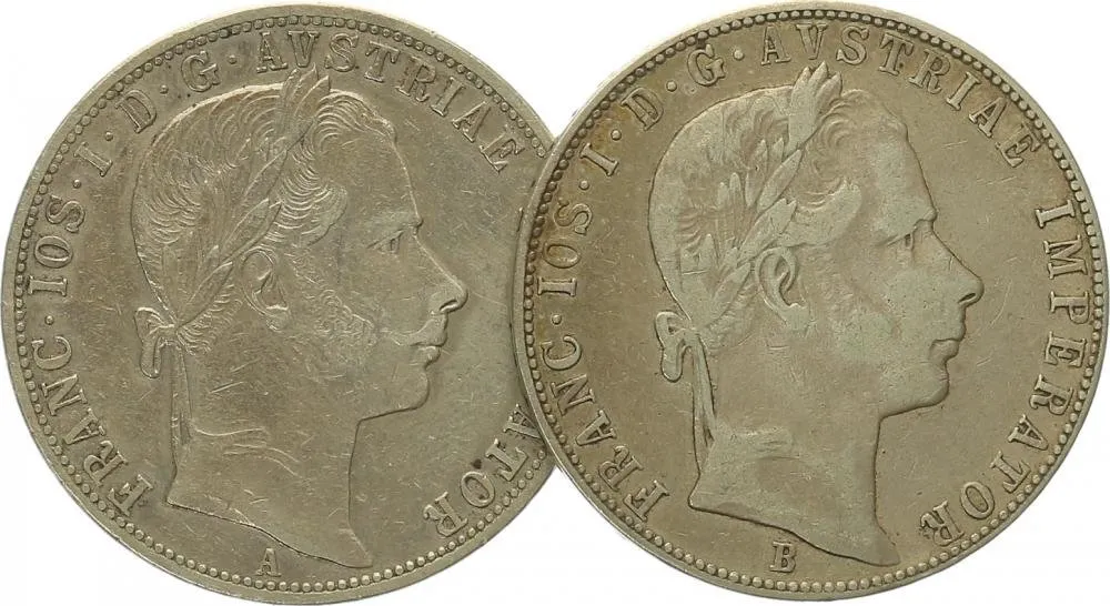 Rakouská a spolková měna, 1857 - 1892 — 1
