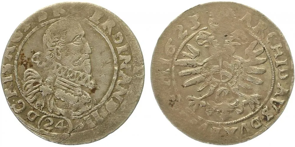Ferdinand II., 1619 - 1637 (Mince kiprová) — 1