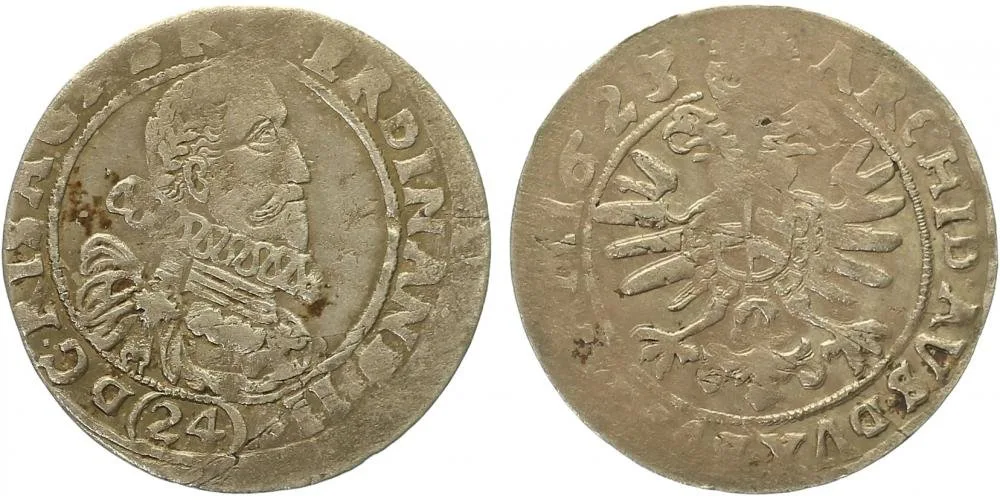 Ferdinand II., 1619 - 1637 (Mince kiprová) — 1