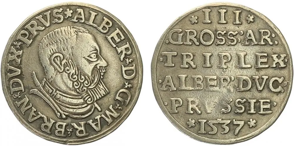 Prusko, Albrecht von Brandenburg, 1525 - 1568 — 1