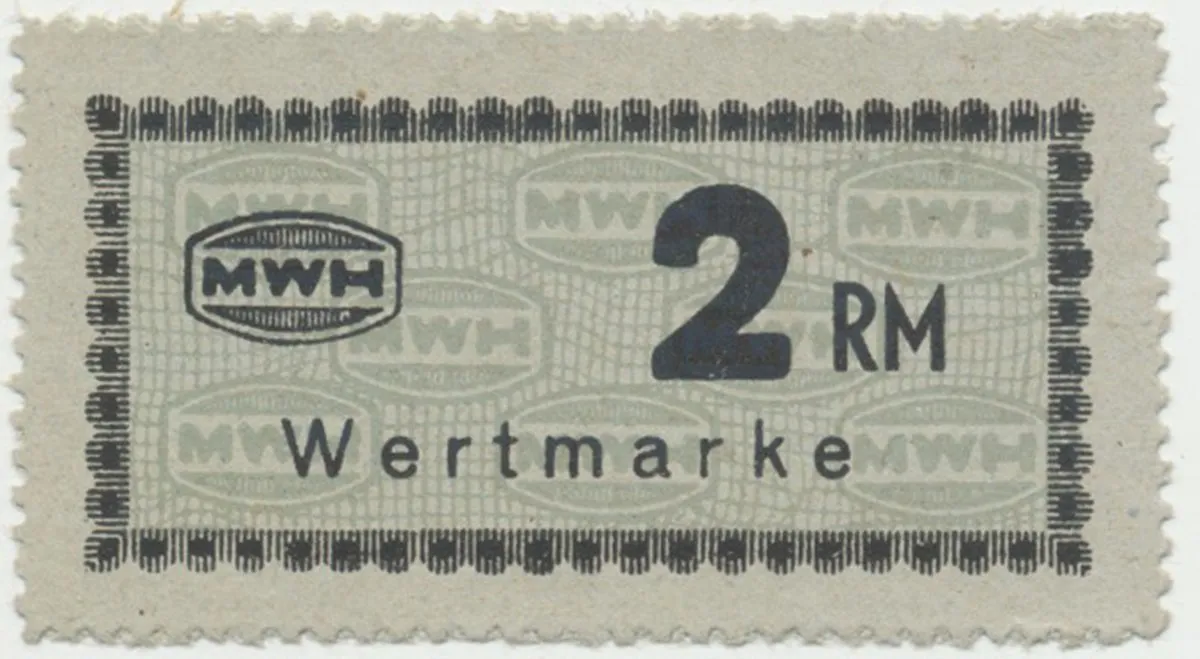 Holleischen (Holýšov) - MWH, 2 Reichsmark b.d., Grab.Ho16