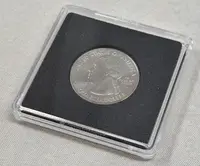 24 mm - Plastová kapsle/bublinka na mince QUADRUM - 1 kus