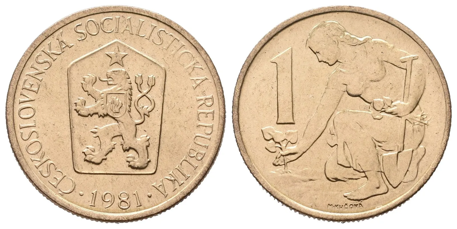1 Koruna 1981