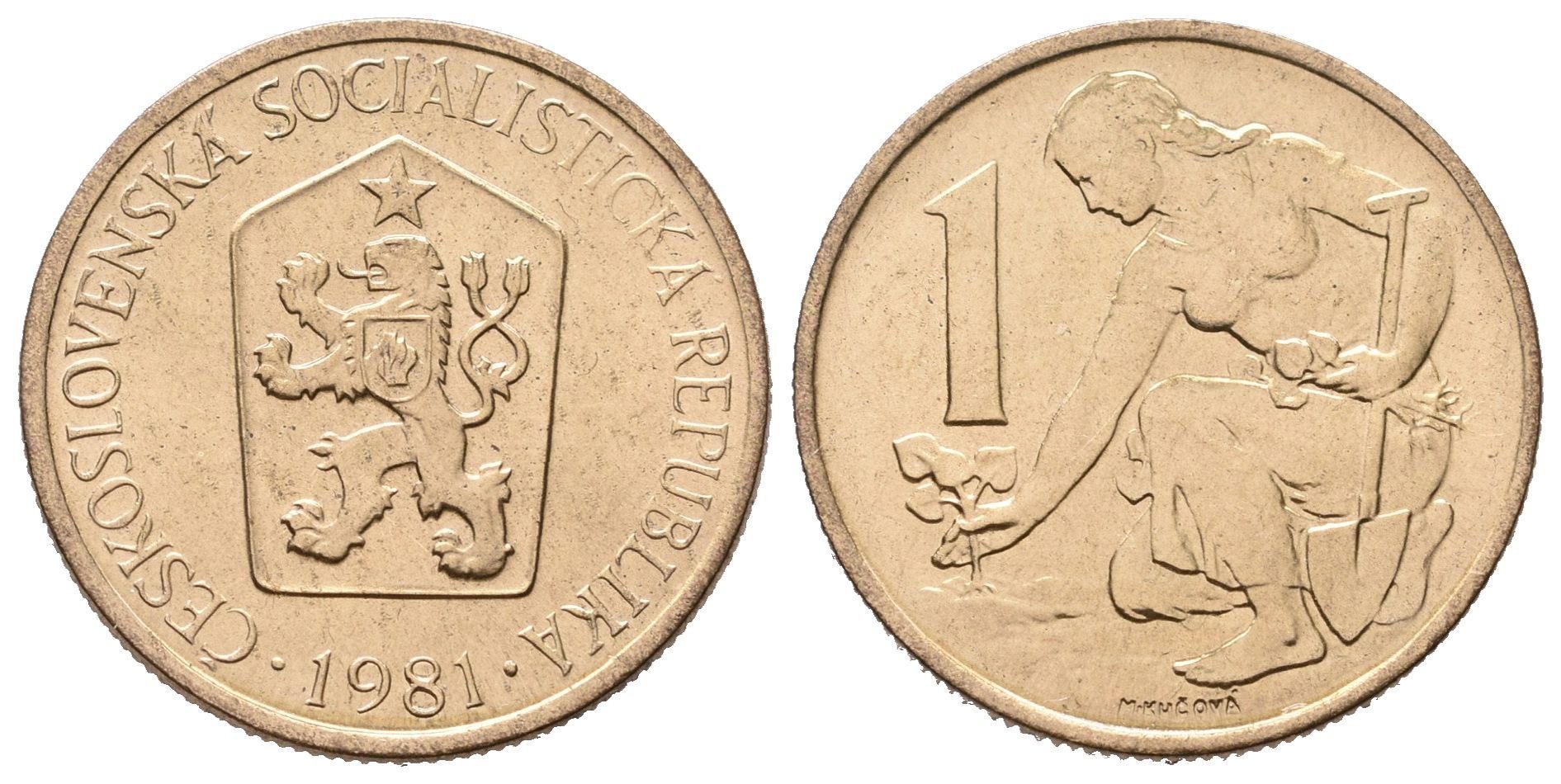 1 Koruna 1981