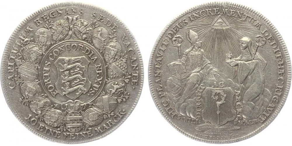 Eichstätt - biskupství, Sede Vacante, 1757 — 1